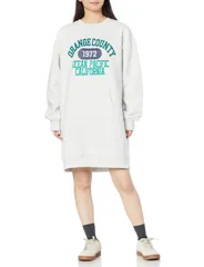M_GRH [オーシャンパシフィック] カジュアルワンピース カレッジロゴ スウェットワンピース 553350 レディース GRH