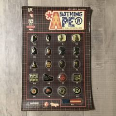 カレッジロゴ スウェット マフラー pink camo a bathing ape