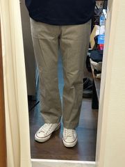 DOCKERS ドッカーズ Levi's リーバイス チノパン ノータックチノ メンズパンツ 綿パンツ カジュアルパンツ ブラウン系 ベージュ W34L30 A-604