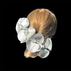 新作　ha132 髪飾り　成人式　卒業式　結婚式　胡蝶蘭　和装　卒業式　袴