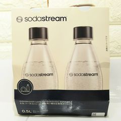 【ソーダストリーム】DWSボトル 0.5L 2本セット 外紙破れ箇所有り 食洗器対応専用ボトル/mik0174