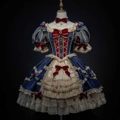 【星】 新品 未使用 2026新作 白雪の童謡 ゴスロリ ロリータ ロリータドレス 豪華 高級感 クラシカル 姫系 ワンピース Lolita コスプレ イベント 撮影 舞台衣装 パーティー 発表会