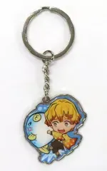 【中古】雑貨 我妻善逸(ふぐ) メタルキーホルダー 「鬼滅の刃」 山口限定