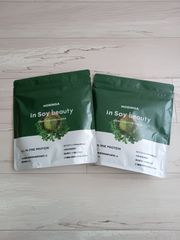 モリンガ　インソイビューティー　グリーンスムージー風味　Wプロテイン　109種類の野菜果物海草を使用した植物発酵エキス　300g×２袋セット販売　賞味期限2025・12