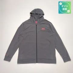 メンズ UAチャージドコットンHG FZフーディー☆長袖パーカー MTR8836