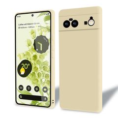 【新着商品】スリム シリコン ピクセル 6 カバー 6 超薄型 衝撃吸収 ケース 軽量 米軍MIL規格 Pixel ワイヤレス充電 指紋防止 Google ストラップホール付き （アンティークホワイト）
