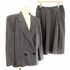美品】ジョルジョアルマーニスカートスーツセットアップ袖に