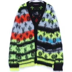 LOUIS VUITTON モノグラム モヘア カーディガン Lサイズ マルチカラー RM222V NE5 HNN05W