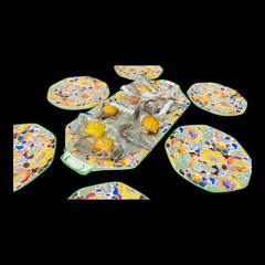 【英国アンティーク】ソーホーポッテリー ~ソリアンウェア~ プレート6枚、大皿セット Soho Pottery LTD. Solian Ware