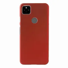 Google Pixel 5 ケース ピクセル5  耐衝撃 シンプル さらさら ハード ケース 【Color】 ワインレッド
