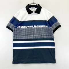 サイズ：3 JACK BUNNY ジャックバニー  半袖ポロシャツ  ホワイト系 [240101475239] ゴルフウェア メンズ ストスト