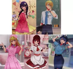 【中古】ポスター 全5種セット A3ポスター 「タイトーくじ 推しの子 Actors×Job」 I賞