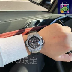 ヒューブロ Hublot? メンズ多機能機械式腕時計 - フルオートマチックムーブメント、316ステンレスケース、天然ゴムバンド｜本日限定特価｜新品未使用-WTO店名をご確認ください