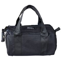 DOUBLE ZIPPER 丈夫 布製 持ち運び BAG1 収納バッグ 収納 ブラック 工具 工具箱 黒 BMB-01 ツールバッグ 工具入れ 工具バッグ ビッグマン(Bigman)