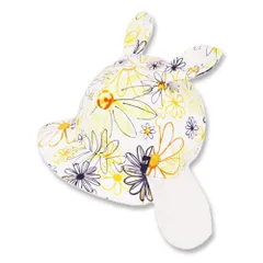 ☆ うさ耳イエロー ☆ SSサイズ ☆ バオバブ コネクトエム 帽子 ベビー 赤ちゃん あごゴム UVカット 紫外線対策 紫外線カット 国産 子供 こども 子ども かわいい 春 夏 可愛い 日本製 connectM