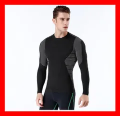 メンズ　トレーニングウェア　長袖　エクササイズ　ダイエット　ジム　ランニング　ウォーキング　筋トレ　Mサイズ　ブラック