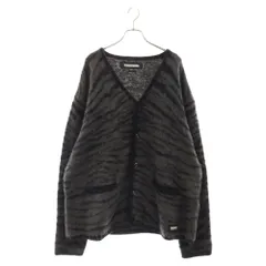 NEIGHBORHOOD (ネイバーフッド) 23AW TIGER PATTERN MOHAIR CARDIGAN 232FUNH-KNM02 タイガーパターン モヘアニットカーディガン グレーのサムネイル