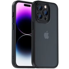 【大人気】NIMASO ケース iPhone 14 Pro 用 ケース カバー 半透明 耐衝撃 滑り止め 指紋防止 米軍MIL規格 黄変防止 ストラップホール付き ワイヤレス充電対応 スマホケース マット感 サラサラ 6.1インチ アイフォン 14 Pro 対