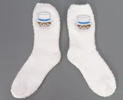 【中古】衣類 怪盗キッド ルームソックス ホワイト フリーサイズ 「セガ ラッキーくじオンライン 名探偵コナン -もこもこリラックスタイム-」 C-7賞