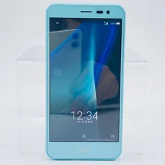 au AQUOS U SHV35 Mint Blue モックアップ 模型のサムネイル