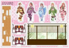 【中古】アクリルスタンド・アクリルパネル 集合 和パフェドレスver. アクリルジオラマ 「五等分の花嫁＊」