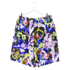 VERSACE (ヴェルサーチ) Barocco Camo-Print Shorts A86432 1A01193 総柄 レーヨン ショーツ ハーフパンツ マルチカラーのサムネイル