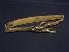 COACH コーチ パテントレザー バッグ用 ショルダーストラップ 肩掛け カーキ系 DJ1631