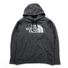 ノースフェイス ☆ THE NORTH FACE スウェット プルオーバー パーカー フーディ 渋い色み◎ ダークグレー M アウトドア キャンプ■CB172のサムネイル