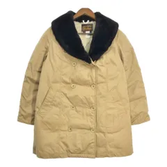 80年代 Eddie Bauer エディーバウアー ボアダウンコート アウトドア ベージュ (レディース XL相当) 中古 古着 S8811