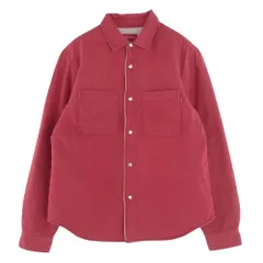 Supreme シュプリーム ジャケット 18AW Sherpa Lined Denim Shirt バックロゴエンボス シェルパ 裏ボア フリースライニング デニム シャツ ジャケット レッド系 M【中古】のサムネイル