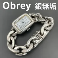 Obrey オブレイ ソリッドシルバー 腕時計 チェーンブレスレット　レア 2025年最新】Obrey silver 時計の人気アイテム - メルカリ