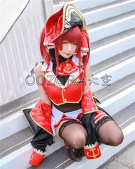 宝鐘マリン コスプレ衣装 ウィッグ 靴 フルセット