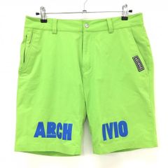 最新作 アルチビオ ハーフパンツ ベージュ ビックロゴ ゴルフウェア