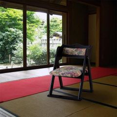 法事椅子 折りたたみチェア 折畳み 和風 神社 お寺 おしゃれ 和室 【azm-bc-510】
