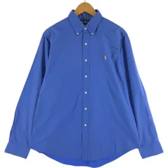 古着 ラルフローレン Ralph Lauren CUSTOM FIT 長袖 ボタンダウンシャツ メンズL相当/eaa536234