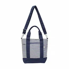 カラーキャンバス2WAYトート Sサイズ SFA-0117S ネイビー/ボーダー
