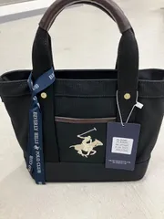【新品未使用】タグ付き Beverly Hills Polocluブラック キャンバス 2way バッグ