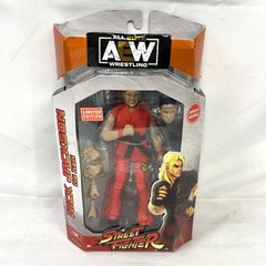 【中古】未開)AEW ニック・ジャクソン ストリートファイター ケン版 プロレス フィギュア[91]