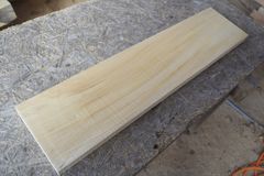 アウトレット トチ(橡)の一枚板 長さ約62.7cm 幅約14.8cm 厚さ約2.4cm DIY用 Z114