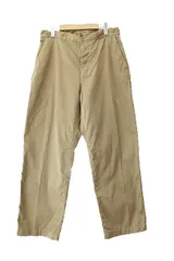 【極美品】comoli チノパン size② 2025ss COMOLI (コモリ) KHAKI チノパンツ / カーキチノパンツ