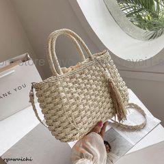 ショルダーバッグ レディース 斜めがけ 2way かごバッグ 2021 夏バッグ 手編み ショルダー サマーバッグ 女性 かばん カジュアル 軽い 手提