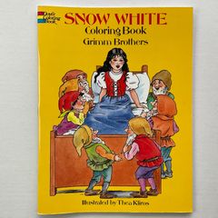 洋書 塗り絵 絵本 白雪姫 と 7人の小人 SNOW WHITE  絶版