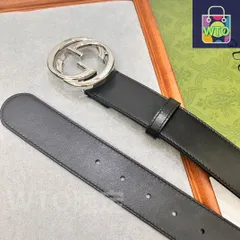 【今日WTO】Gucci 2024 年式 3.8cm 幅 輸入生地 & 本革ベルト-1-JTH52