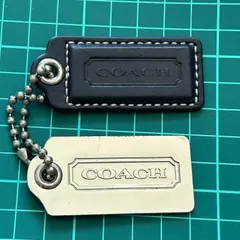 COACH コーチ バッグチャーム レザー＆メタル　キーホルダー
