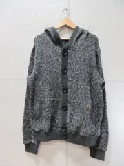 US BOARDER ユーエスボーダー ニット パーカー フード付き 長袖 グレー サイズ表記なし