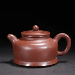 中国宣興紫砂 周健偉造 紫砂細工急須 刻『竹漢詩文』紫砂壺 鉄砲口朱泥 煎茶道具 中国宣興紫砂 周健偉造 紫砂細工急須 刻『竹漢詩文』紫砂壺 鉄砲