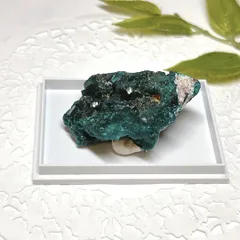 パワーストーン　原石　ダイオプテーズ　160g 　No.123 一点物〕ダイオプテーズ 翠銅鉱 原石 天然石 コンゴ産〔72g〕 の