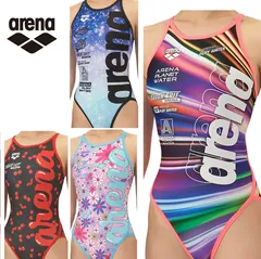 arena アリーナ AS5FWM16L レディース タフスーツ 練習用水着 オープンバック 水泳 競泳 トレーニング水着
