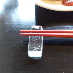 ガラスの箸置き　4個セット