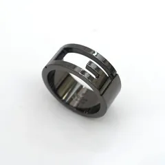 GUCCI / グッチ ◆Gカットアウト リング 9号 シルバー 925 コーティング 【リング/指輪/アクセサリー】 ブランド